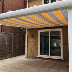 Awning with Post Pic